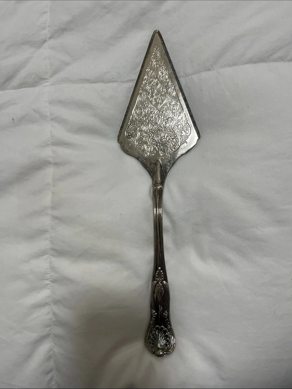 Vintage Silver Ornate Cake Server